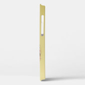 Modern goud Luxe typografie bloemenmotief waterver Case-Mate iPhone Case (Achterkant / Links)