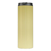 Modern goud Luxe typografie bloemenmotief waterver Thermosbeker (Achterkant)