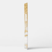 Modern Goud Marmer Case-Mate iPhone Case (Achterkant / Rechts)