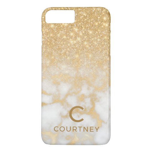 Modern Goud Marmer Case-Mate iPhone Case (Achterkant)