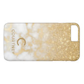 Modern Goud Marmer Case-Mate iPhone Case (Achterkant (Horizontaal))