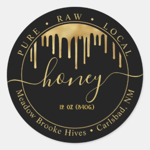 Modern Goud met Drips op Black Honey Label