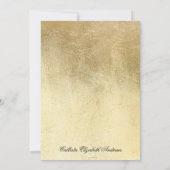 Modern Goud Paarse Blauwgroen Bloem Waterverf Swee Kaart (Achterkant)