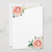 Modern Goud Roze Geometrisch Vrijgezellenfeest Inv Kaart (Achterkant)