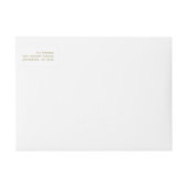 Modern Goud Script | Vrolijk kerstadres (Voorkant)