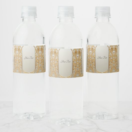 Modern Goud Waterflesetiket Waterfles Etiket (Flessen)