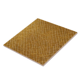 Modern Goud Wit  Art Deco Collectie Tegeltje