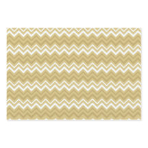 Modern Goud Wit Geometrische Stripe Kerstmis