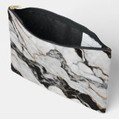 Modern Goud Zwart Wit Marmer Etui (Open)