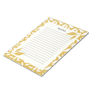 Modern Gouden Botanisch Notitieboek Notitieblok