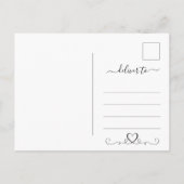 Modern Gouden Groene Agaat Marmer Save the Date Aankondigingskaart (Achterkant)