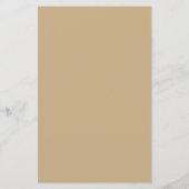 Modern Gouden Groene Tropische Trouwmenu (Achterkant)