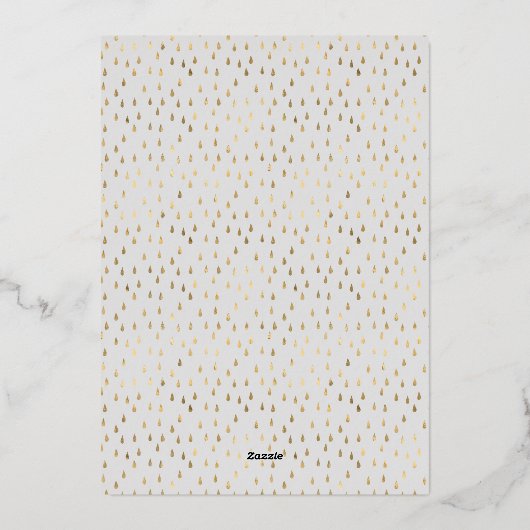 Modern gouden kader fijne feestdagen (Achterkant)