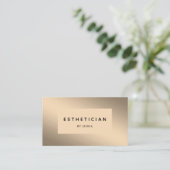 Modern Gouden Salon Visitekaartje Visitenkarte (Staand voorkant)