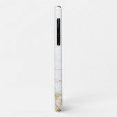 modern goudmarmer Hoesje-Mate Barely Daar Case-Mate iPhone Case (Achterkant/links)