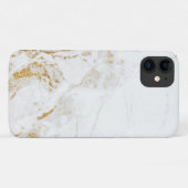 modern goudmarmer Hoesje-Mate Barely Daar Case-Mate iPhone Case (Achterkant (horizontaal))