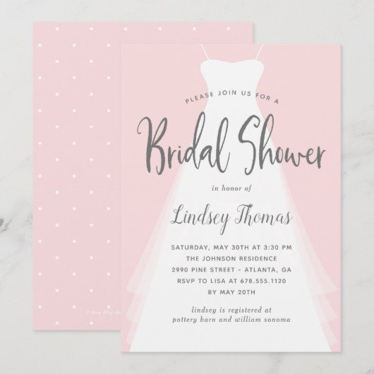 Modern Gown EDITABLE COLOR Vrijgezellenfeest Uitno Feestdagenkaart (Voorkant / Achterkant)