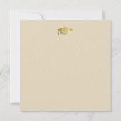 modern grad nodig for student guests kaart (Achterkant)