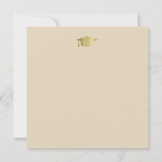 modern grad nodig for student guests kaart (Achterkant)