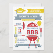 Modern Gradation BBQ Invitation Kaart (Voorkant)
