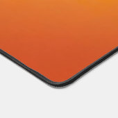 Modern Gradient - Blauwgroen en Oranje Fade Bureaumat (Hoek)