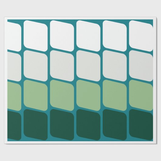 "Modern Gradient Blocks Wrapping Paper" Cadeaupapier (Vlak)