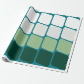 "Modern Gradient Blocks Wrapping Paper" Cadeaupapier (Uitgerold)