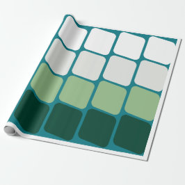 "Modern Gradient Blocks Wrapping Paper" Cadeaupapier