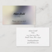 Modern Gradient Ombre grijs Visitekaartje (Voorkant / Achterkant)