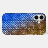 Modern Gradient Ripple Pattern Design Case-Mate iPhone Case (Achterkant (horizontaal))