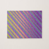 Modern gradiënt Skylight Star Burst Stripes Legpuzzel (Horizontaal)
