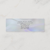 Modern Gradient Wave Makeup  Mini Visitekaartje (Achterkant)