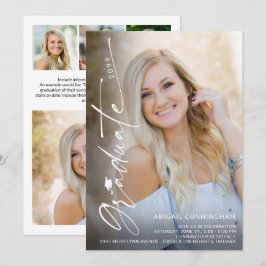 Modern Graduate 5 Photo Graduation Kaart