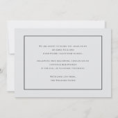 Modern Graduate Announcement Kaart (Achterkant)