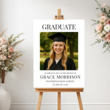 Modern Graduate Photo Graduation