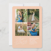 Modern Graduation Announcement Photo Card Kaart (Achterkant)