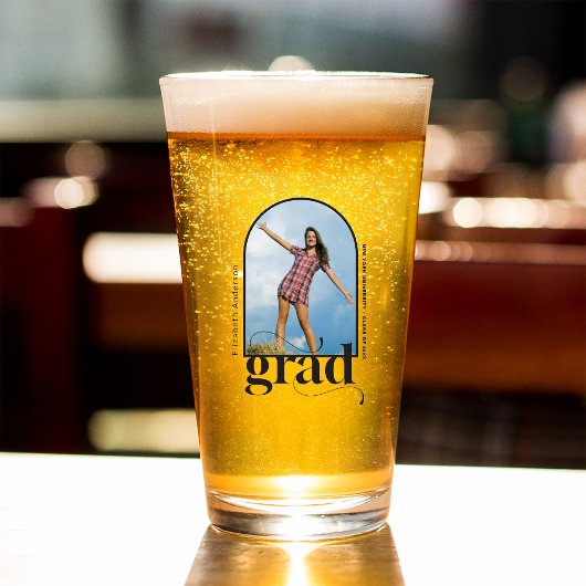  Modern Graduation Arch Photo Black Typography  Glas