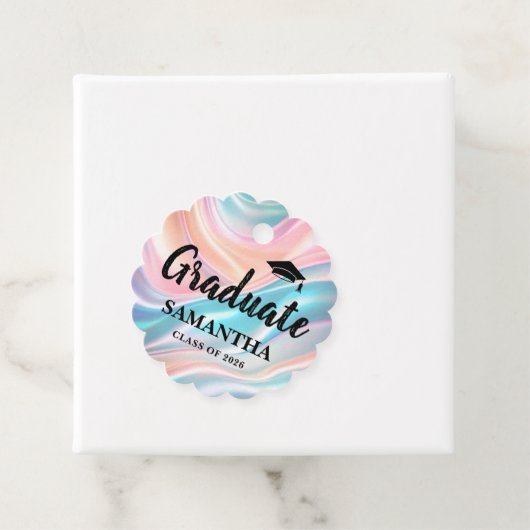 Modern  Graduation  Bedankjes Labels (In situ)