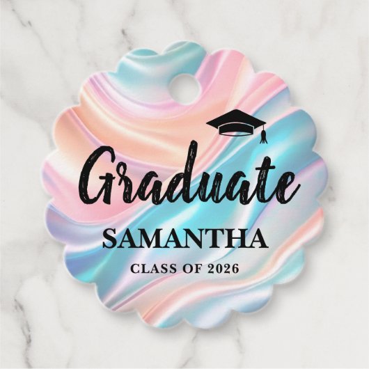 Modern  Graduation  Bedankjes Labels (Voorkant)