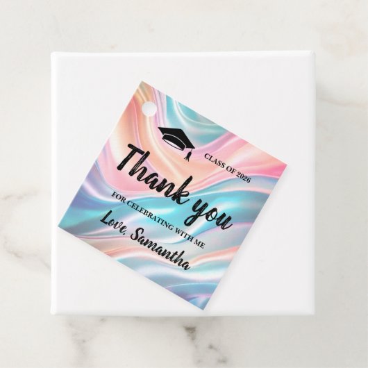 Modern  Graduation  Bedankjes Labels (In situ)