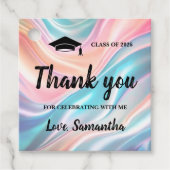 Modern  Graduation  Bedankjes Labels (Voorkant)