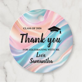 Modern  Graduation  Bedankjes Labels