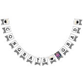 Modern Graduation Bunting Class of 20XX Grad Photo Vlaggetjes (Alle)