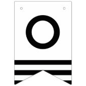 Modern Graduation Bunting Class of 20XX Grad Photo Vlaggetjes (Derde vlag)