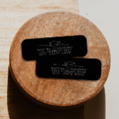 Modern Graduation Cap Line Art retouradres Etiket