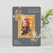 Modern Graduation Celebration  Kaart (Staand voorkant)