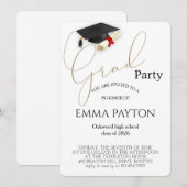 Modern Graduation Celebration  Kaart (Voorkant / Achterkant)