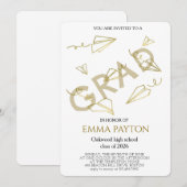 Modern Graduation Celebration  Kaart (Voorkant / Achterkant)