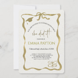 Modern Graduation Celebration  Kaart