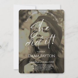 Modern Graduation Celebration  Kaart